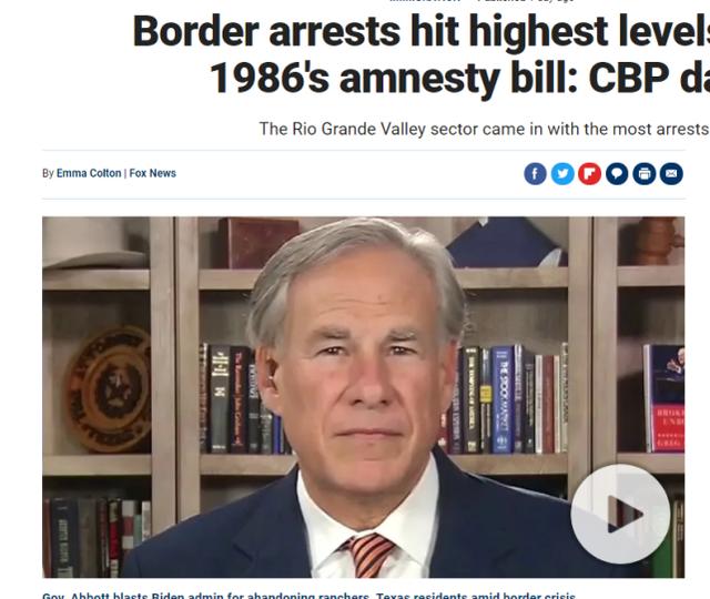 美媒：拜登“开放边境政策”让美国边境一年拘留超170万移民