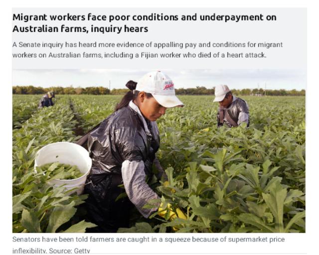 澳洲华人移民劳工控诉被剥削：“老板不让我们与外人谈论工资”